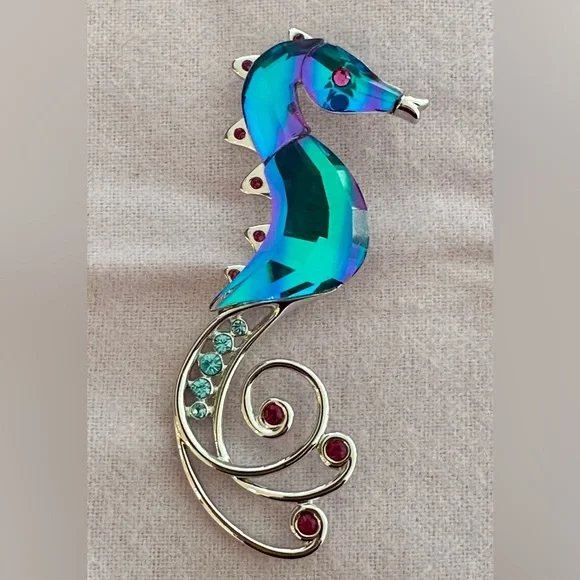 Swarovski Multicolor Crystal Fish and Seahorse Set - Picture 4 of 8